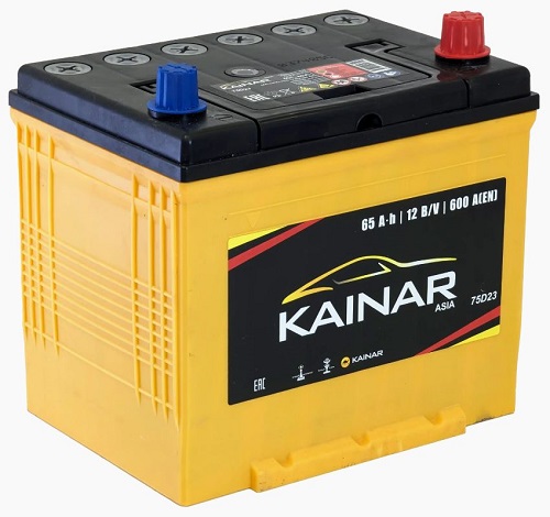 Аккумулятор KAINAR, 12 В, 65 А/ч, 600 А, артикул 062 141 07 0 R